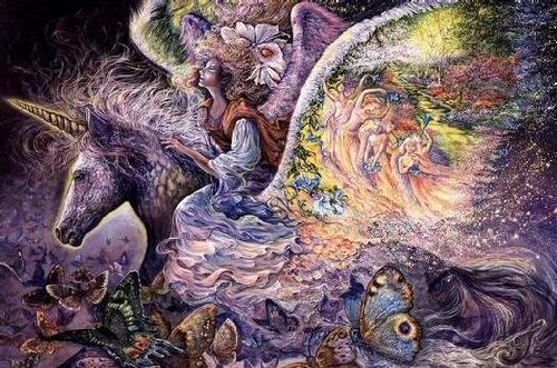 Winged Fantasy by Josephine Wall